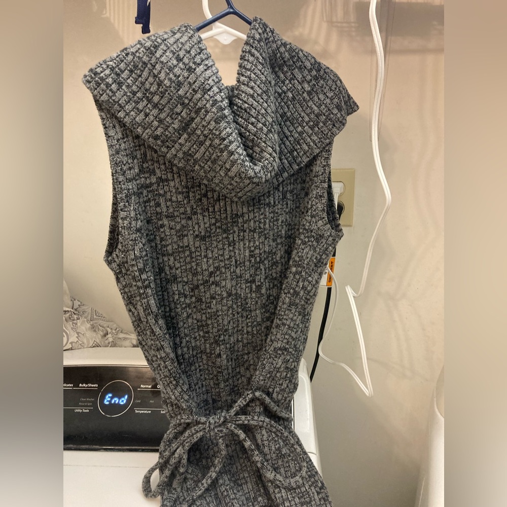 Kenneth Cole Gray Cowl Neck Sweater